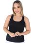 Imagem de Blusa Feminina Recorte Nadador Regatas fitness Regatinha basica lisa Esporte academia revenda Pack 5 pçs