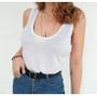 Imagem de Blusa feminina regata básica tecido viscolycra confortável