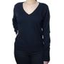 Imagem de Blusa Feminina Seiki Tricot ML Preta - 830357