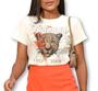 Imagem de blusa feminina T-shirt leopardo