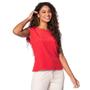 Imagem de Blusa Feminina The Style Box Manga Muscle Vermelho