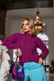 Imagem de Blusa feminina tricô sem costura gola alta tam único que veste do 38 ao 42 Via Bariloche Tricot