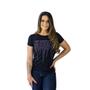 Imagem de Blusa Feminina Verão Curta Estampada Básica Pedraria