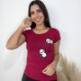 Imagem de Blusa Feminina Viscolaycra de Panda Camiseta dia a dia