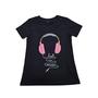 Imagem de Blusa Fone de Ouvido Música Camiseta Baby Look Sfm956