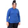 Imagem de Blusa Frio Feminina Plus Size Tricô Lã Cacharrel Gola Alta