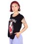 Imagem de Blusa Gola Redonda Red Princesa Rock Tattoo - Preta