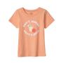 Imagem de Blusa Hering Infantil Menina Manga Curta Com Estampa Laranja