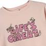 Imagem de Blusa Hering Kids Infantil Menina Estampa Life's Great