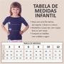 Imagem de Blusa Infantil com Proteção Solar Nude Feminina Meia Manga Decote Canoa