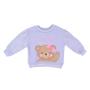 Imagem de Blusa Infantil Feminina Kukiê Moletom ML Lilás - 70510