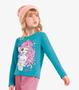 Imagem de Blusa Infantil Feminina Manga Longa Rovi Kids Azul