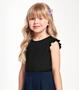 Imagem de Blusa Infantil Feminina Ribana Trick Nick Preto