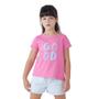 Imagem de Blusa Infantil Hering Kids Menina Estampada Manga Curta