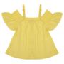 Imagem de Blusa Infantil Look Jeans Laise Amarelo