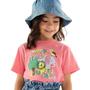 Imagem de Blusa Infantil Manga Curta Rosa Brilho Animais Good Times Up Baby