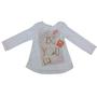 Imagem de Blusa infantil manga longa brilho Mon Sucrê off white