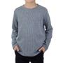 Imagem de Blusa Infantil Masculina King & Joe Slim Cinza - MA080