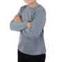 Imagem de Blusa Infantil Masculina King & Joe Slim Cinza - MA080