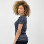 Imagem de Blusa Juanna Listrada Manga Curta Feminina