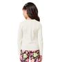 Imagem de Blusa Juvenil Feminina Kukiê Canelada ML Off White - 70496