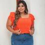 Imagem de Blusa laise ciganinha plus size moderna