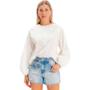 Imagem de Blusa Lança Perfume Bufante OU24 Off White Feminino