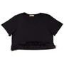 Imagem de Blusa malha com pluma na barra Menfis Moda