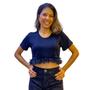 Imagem de Blusa malha com pluma na barra Menfis Moda