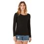 Imagem de Blusa Malwee Feminina Gola Canoa Lisa Casual