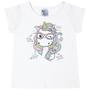 Imagem de Blusa Manga Curta BRANCO - PRIMEIROS PASSOS - MENINA - Meia malha 46200-3