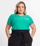 Imagem de Blusa Manga Curta Feminina Plus Size Secret Glam Verde