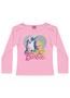 Imagem de Blusa Manga Longa Infantil Feminina Barbie Dreamtopia Meia Malha Menina