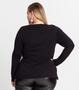 Imagem de Blusa Manga Longa Plus Size Secret Glam Preto