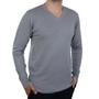 Imagem de Blusa Masculina Broken Rules Sueter Tricot Cinza - 590191