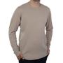 Imagem de Blusa Masculina Delkor Plus Size Sueter Tricot Cáqui - 59803