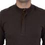 Imagem de Blusa Masculina Highstil Tricot Gola Alta com Ziper Café 722