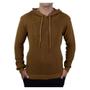 Imagem de Blusa Masculina King&Joe Tricot Com Capuz Slim Ocre - TC2200