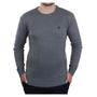 Imagem de Blusa Masculina Lucky Sailing Tricot Plus Size Cinza - 95000