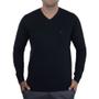 Imagem de Blusa Masculina Ogochi Sueter Tricot Slim Preta - 00551