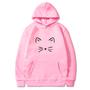 Imagem de Blusa Moletom Canguru Feminino  Gatinho Tumblr Fofo  JDK419