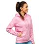 Imagem de Blusa Moletom Canguru Feminino Liso Com Capuz - Rosa