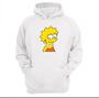 Imagem de Blusa Moletom Canguru Lisa Simpson C/Capuz Unissex