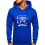 Imagem de Blusa Moletom Canguru Masculina Com Capuz Mr. Snitram Bulldog - Azul Royal