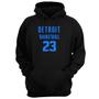 Imagem de Blusa Moletom Capuz Basquete Detroit Basketball número 23