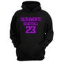 Imagem de Blusa Moletom Capuz Basquete Sacramento Basketball número 23