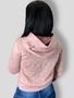 Imagem de Blusa Moletom Feminina Cropped Com Capuz Premium