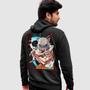 Imagem de Blusa Moletom Genuine Grit Masculino Estampado Algodão 30.1 Demons Slayer Inosuke Hashibira