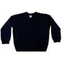 Imagem de Blusa Moletom Infantil Bebe Flanelado Azul Marinho Punho Basico 1 A 3 Anos Unissex Frio Inverno Confortável Macio Costura Reforçada Baby Deluxe