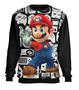 Imagem de Blusa Moletom Mario Bros Agasalho Frio Video Game Animes